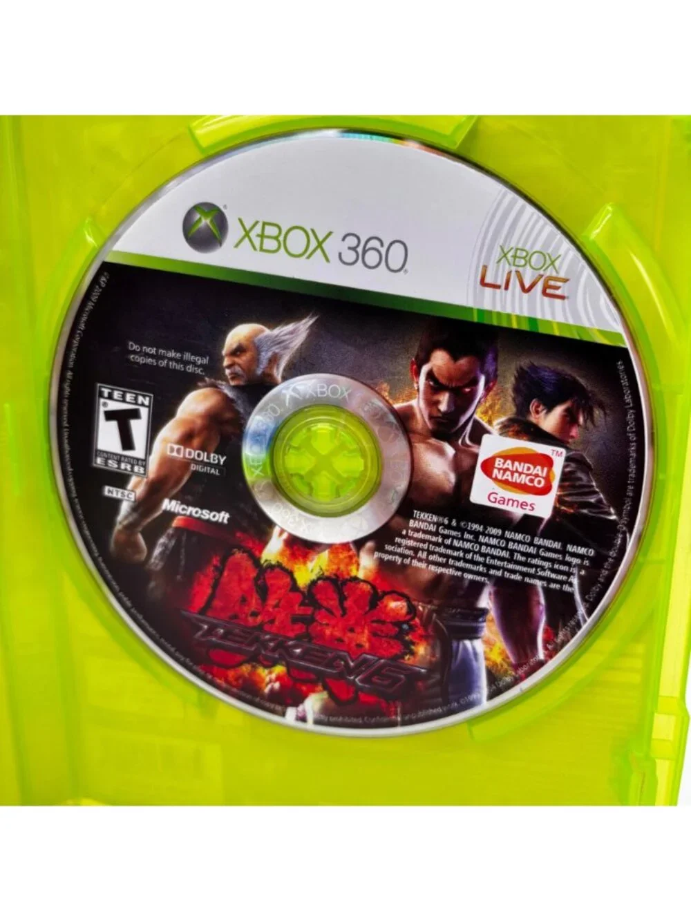 Xbox 360 Tekken 6 Video Game – Complete Case & Disc – 2009